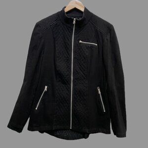 Liverpool Nereus Quilted Panel Jacket in Large in Black